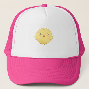Cute kawaii yellow chick hat
