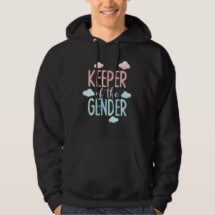 Cute Keeper Of The Gender Baby Gender Reveal Party Hoodie