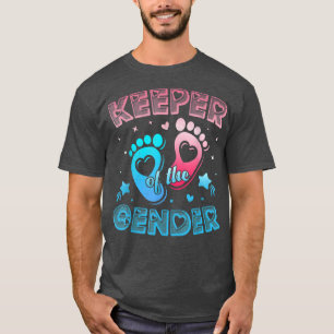 Cute Keeper of the Gender - Gender Reveal Party Id T-Shirt