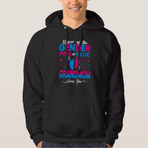 Cute Keeper Of The Gender Grandma Loves You Pink O Hoodie