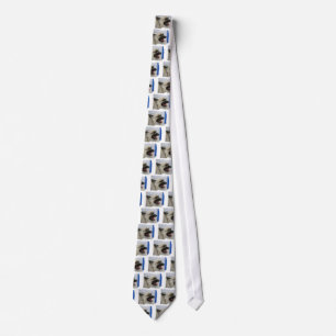 Cute Keeshond Tie