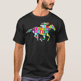 Cute Kentucky Horse Racing Silks  T-Shirt