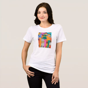 Cute Kenyan Art summer Joy Dance Tri-Blend Shirt