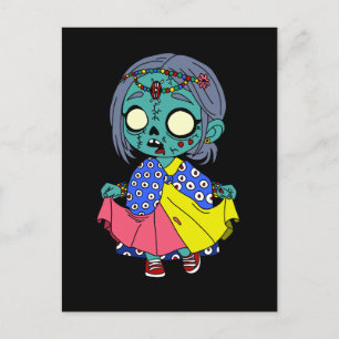 Cute Kenyan Zombie Postcard