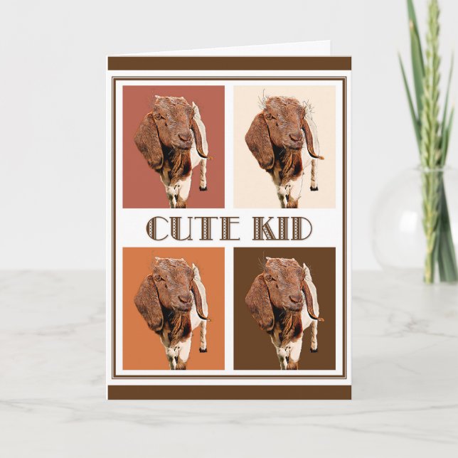 Cute Kid - Congratulations New Baby Card (Front)