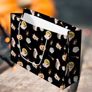 Cute Kid Halloween Party Large Gift Bag