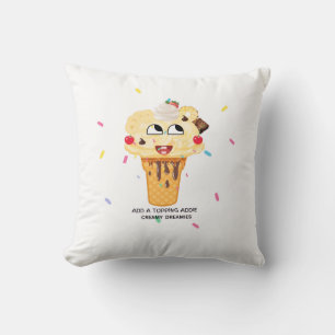Cute kid pillow Add A Topping Addie Creamy Dreamie