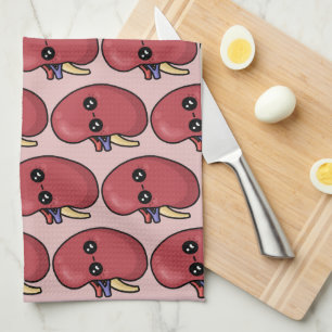 Cute Kidney - Human Biology Tea Towel