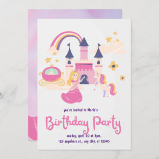 cute kids birthday party Invitation