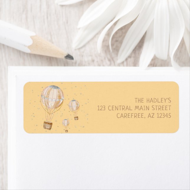 Cute Kids Birthday Return Address Label (Insitu)