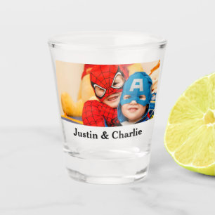 Cute kids boys girls photo family gifts name moder shot glass