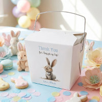 Cute Kids Bunny Birthday Thank You