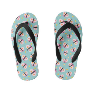 Cute kids butterfly pattern kid's thongs