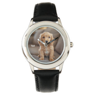 Cute Kid's Cocker Spaniel Personalised Watch