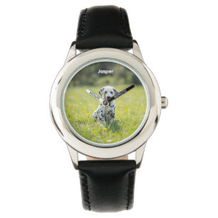 Cute Kid's Dalmatian Personalised Watch