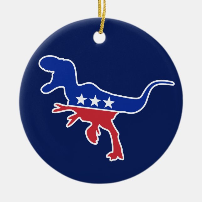 Cute kids dinosaur ceramic tree decoration (Front)