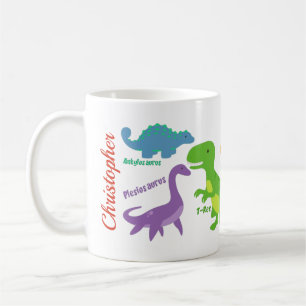 Cute Kids Dinosaur Names Coffee Mug