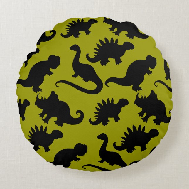 Cute Kids Dinosaur Pillow (Front)