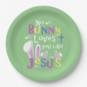 Cute Kids Easter Table Decorations   Easter Bunny Paper Plate