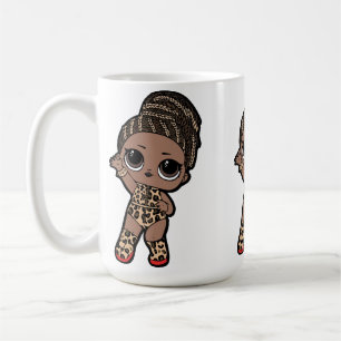 Cute Kids Fashion Delight - Tiger print jumpsuit Coffee Mug