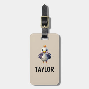 Cute Kids Fun Personalised Colourful Bag Backpack Luggage Tag