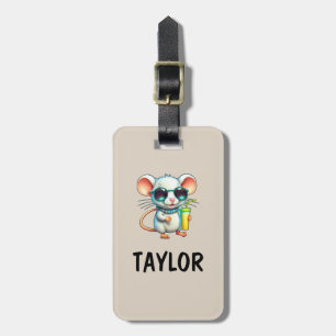 Cute Kids Fun Personalised Colourful Bag Backpack Luggage Tag