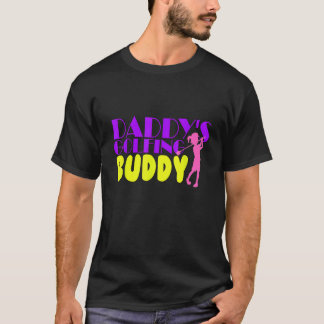 Cute Kids Golf Daddys Golfing Buddy Daughter Girl T-Shirt