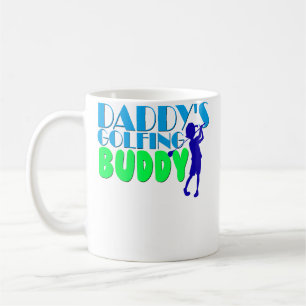 Cute Kids Golf Shirt Daddys Golfing Buddy Son Boy Coffee Mug