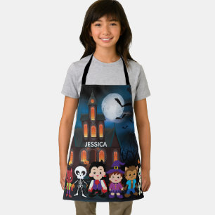 Cute Kids Halloween Costume Party Apron