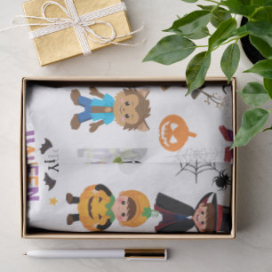 Cute Kids Halloween Costume Party Tissue Paper