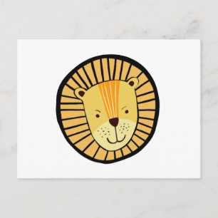 Cute Kids Jungle Lion Postcard