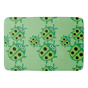 Cute Kids ladybird Family  Bath Mat