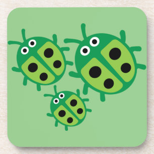 Cute Kids ladybird Family Coaster