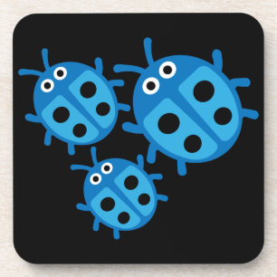 Cute Kids ladybird Family Coaster