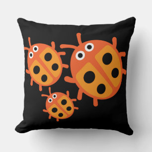Cute Kids ladybird Family Cushion