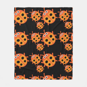 Cute Kids ladybird Family Fleece Blanket