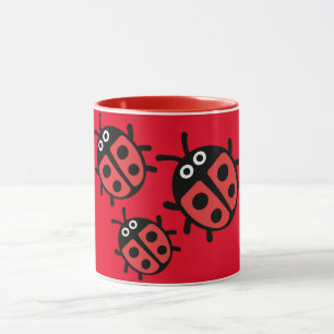 Cute Kids ladybird Family Mug