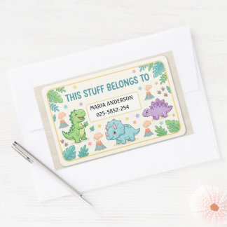 Cute Kids Name Labels : This Staff Belongs To