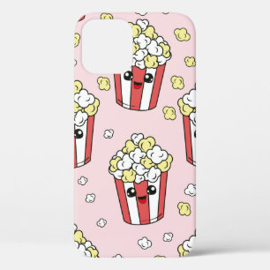 Cute kids pattern Colourful pop corn on the abstra iPhone 12 Case