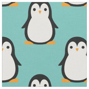 Cute Kids Penguin Cartoon Baby Nursery Fabric