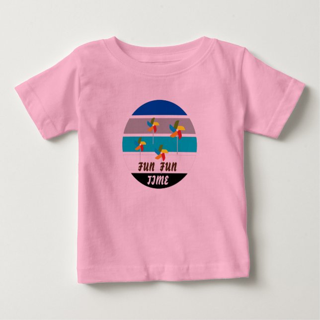 Cute  Kids Pink Baby T-Shirt (Front)