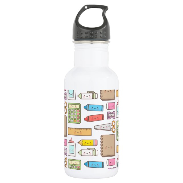 Cute Kids School Supplies 532 Ml Water Bottle (Front)