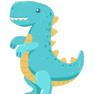 Cute Kids T-Rex Cushion