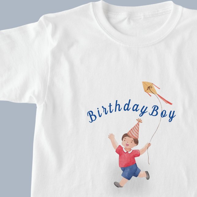 Cute Kids Tshirt Boy with Kite  (Creator Uploaded)