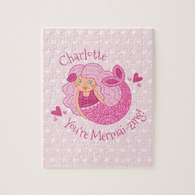 Cute Kids Valentine Holiday Jigsaw Puzzle (Vertical)