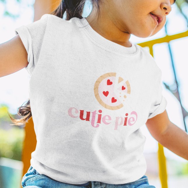 Cute Kids Valentines Day Cutie Pie Toddler T-Shirt (Creator Uploaded)