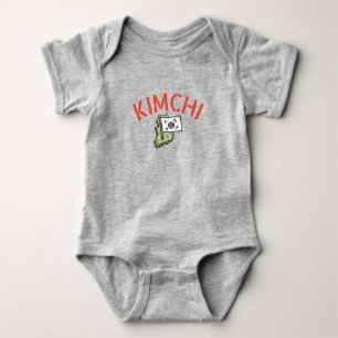 cute kimchi baby bodysuit