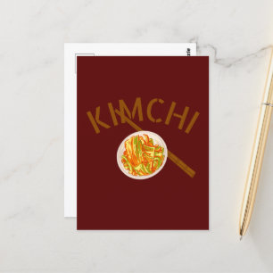 cute kimchi postcard