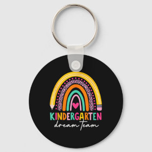 Cute Kindergarten Dream Team Back To School Teache Key Ring