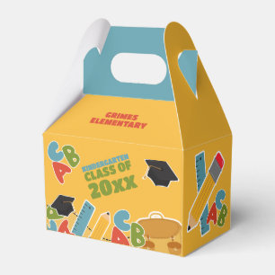 Cute Kindergarten Graduation Party Favour Box